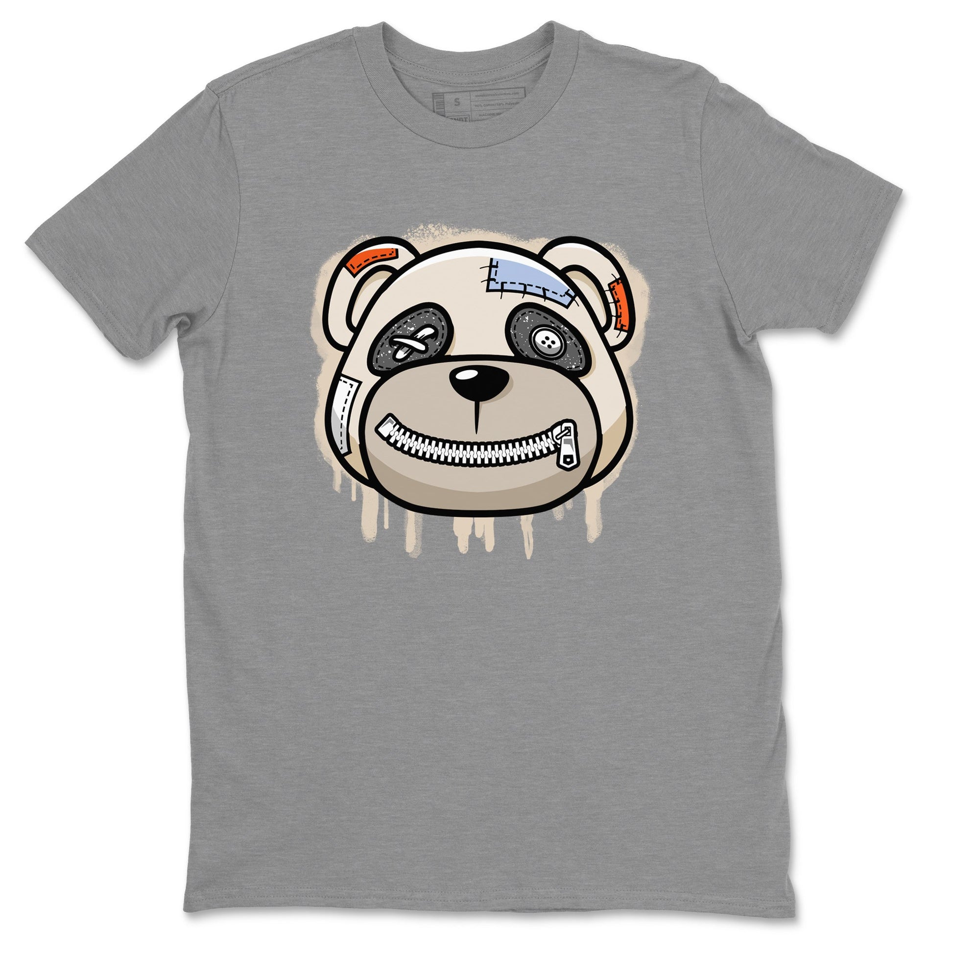 Air Jordan 5 Craft Sneaker Match Tees Bear Face Sneaker Tees Air Jordan 5 Craft Tee Unisex Shirts Heather Grey 2