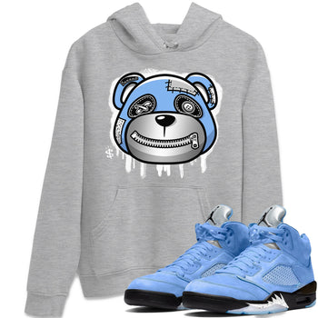 Jordan 5 UNC Sneaker Match Tees Bear Face Sneaker Tees Jordan 5 UNC SNRT Sneaker Tees Unisex Shirts