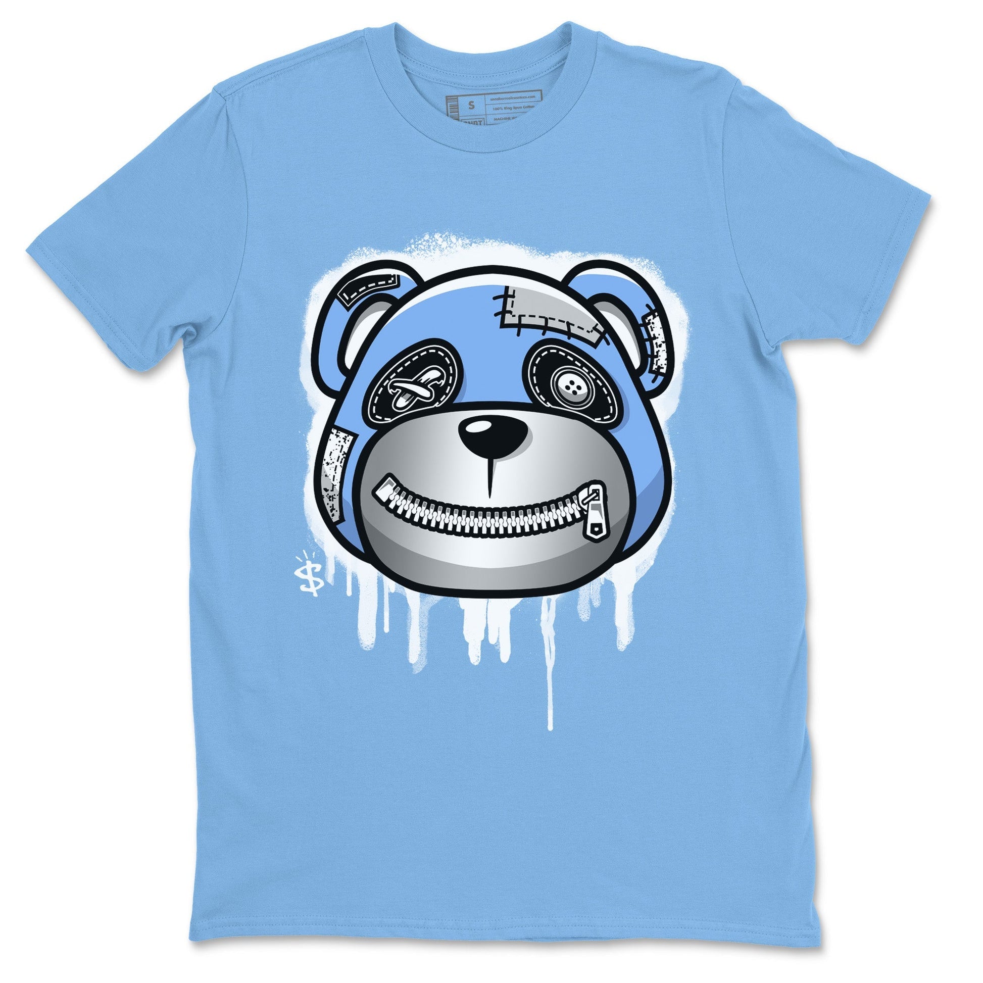 Jordan 5 UNC Sneaker Match Tees Bear Face Sneaker Tees Jordan 5 UNC SNRT Sneaker Tees Unisex Shirts