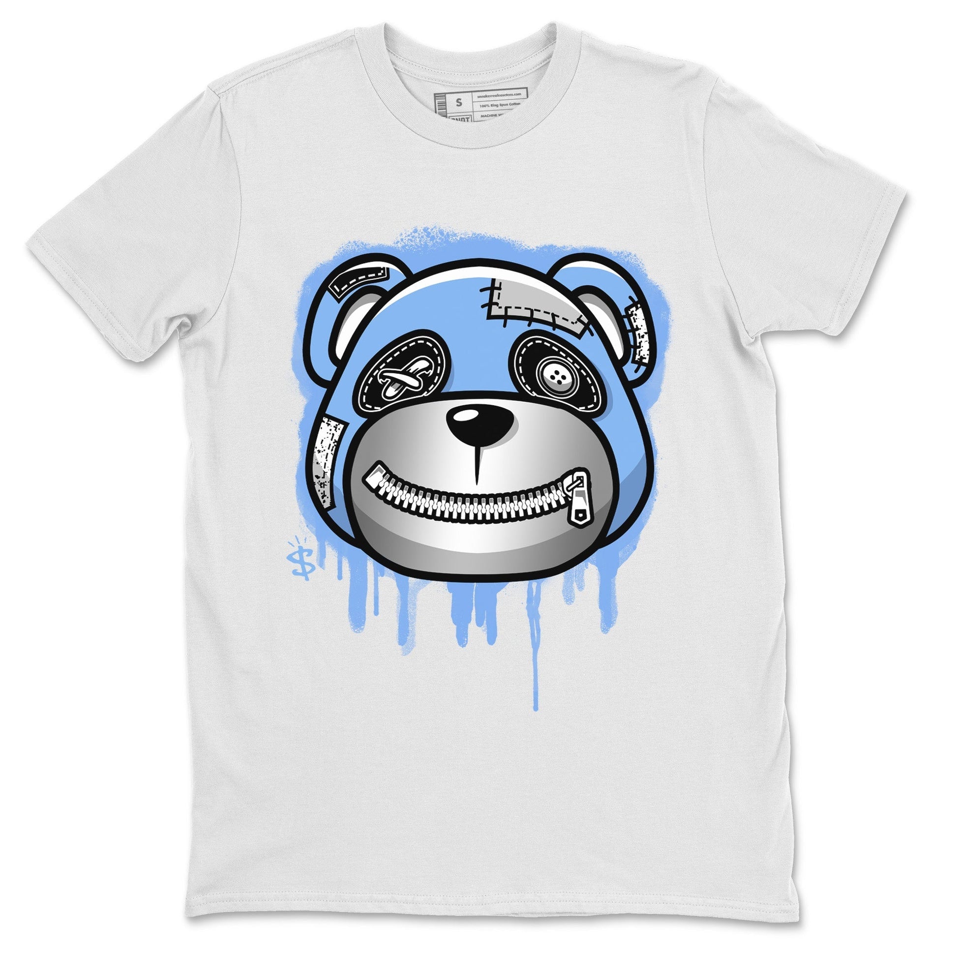 Jordan 5 UNC Sneaker Match Tees Bear Face Sneaker Tees Jordan 5 UNC SNRT Sneaker Tees Unisex Shirts