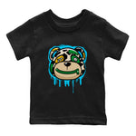 Dunk Chunky Dunky Tee Bear Face Sneaker Tees Dunk Chunky Dunky Sneaker Release Tees Kids Shirts Black 2