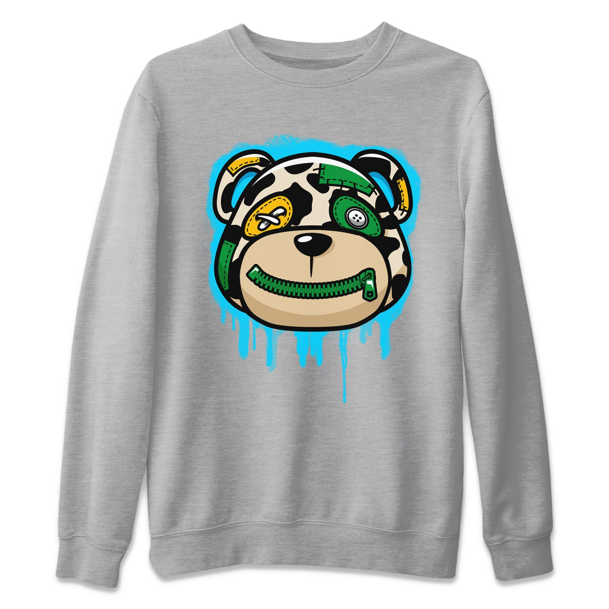 Dunk Chunky Dunky Tee Bear Face Sneaker Tees Dunk Chunky Dunky Sneaker Release Tees Unisex Shirts Heather Grey 2