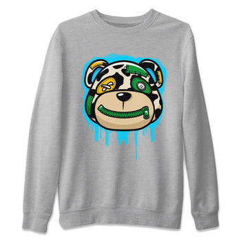 Dunk Chunky Dunky Tee Bear Face Sneaker Tees Dunk Chunky Dunky Sneaker Release Tees Unisex Shirts Heather Grey 2