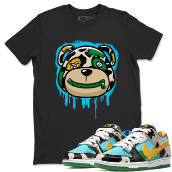 Dunk Chunky Dunky Tee Bear Face Sneaker Tees Dunk Chunky Dunky Sneaker Release Tees Unisex Shirts Black 1