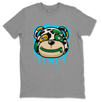 Dunk Chunky Dunky Tee Bear Face Sneaker Tees Dunk Chunky Dunky Sneaker Release Tees Unisex Shirts Heather Grey 2