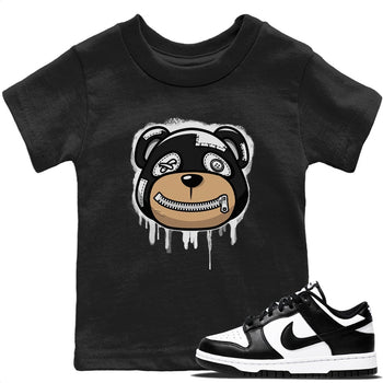 Dunk Panda Sneaker Match Tees Bear Face Sneaker Tees Dunk Panda Sneaker Release Tees Kids Shirts