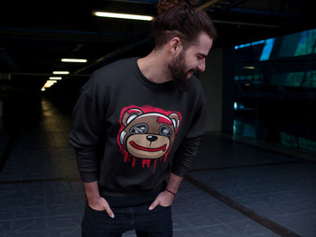 Jordan 1 Bred Patent Sneaker Match Tees Bear Face Sneaker Tees Jordan 1 Bred Patent Sneaker Release Tees Unisex Shirts