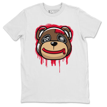 Jordan 1 Bred Patent Sneaker Match Tees Bear Face Sneaker Tees Jordan 1 Bred Patent Sneaker Release Tees Unisex Shirts