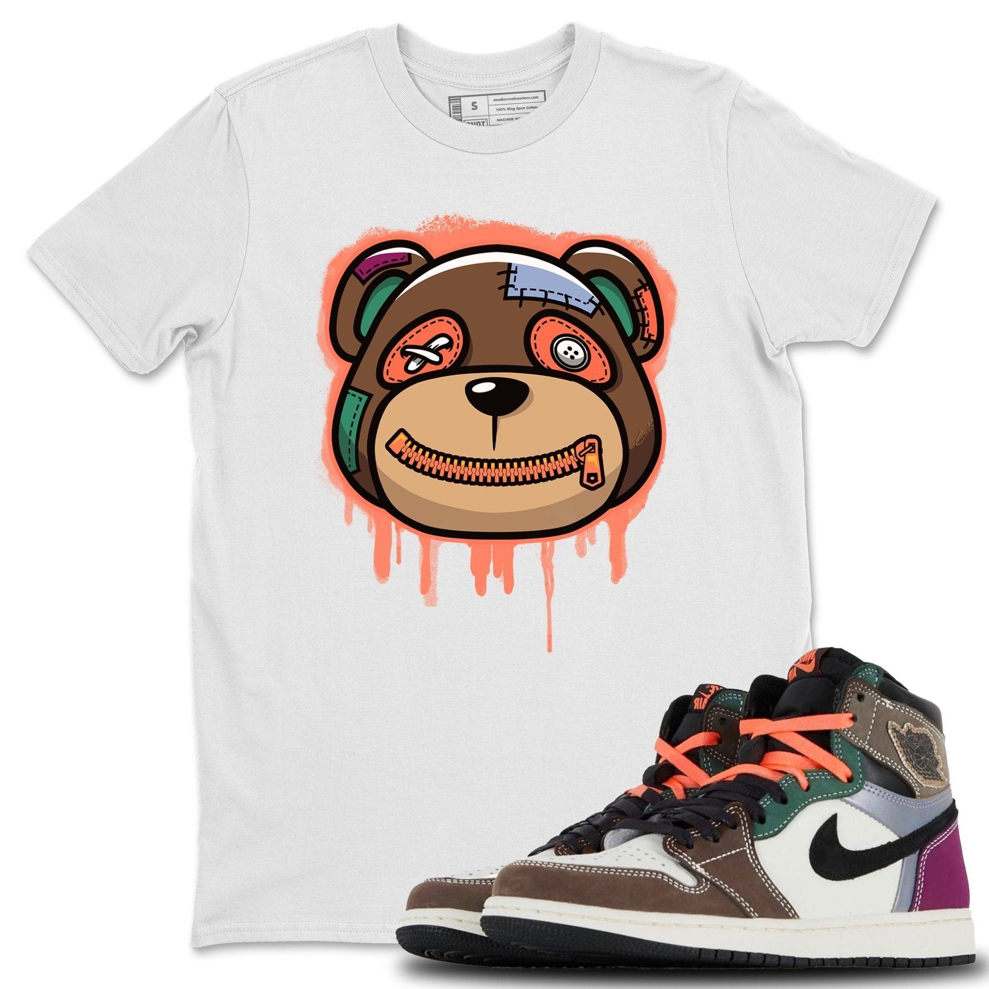 Jordan 1 Hand Crafted Sneaker Match Tees Bear Face Sneaker Tees Jordan 1 Hand Crafted Sneaker Release Tees Unisex Shirts