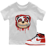 Jordan 1 Heritage Sneaker Match Tees Bear Face Sneaker Tees Jordan 1 Heritage Sneaker Release Tees Kids Shirts