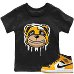 Jordan 1 Yellow Toe Sneaker Match Tees Bear Face Sneaker Tees Jordan 1 Yellow Toe Sneaker Release Tees Kids Shirts