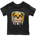 Jordan 1 Yellow Toe Sneaker Match Tees Bear Face Sneaker Tees Jordan 1 Yellow Toe Sneaker Release Tees Kids Shirts