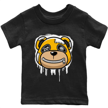 Jordan 1 Yellow Toe Sneaker Match Tees Bear Face Sneaker Tees Jordan 1 Yellow Toe Sneaker Release Tees Kids Shirts