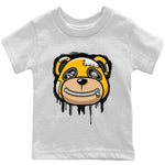 Jordan 1 Yellow Toe Sneaker Match Tees Bear Face Sneaker Tees Jordan 1 Yellow Toe Sneaker Release Tees Kids Shirts