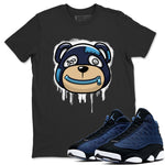 Jordan 13 Brave Blue Sneaker Match Tees Bear Face Sneaker Tees Jordan 13 Brave Blue Sneaker Release Tees Unisex Shirts