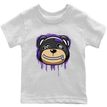 Jordan 13 Court Purple Sneaker Match Tees Bear Face Sneaker Tees Jordan 13 Court Purple Sneaker Release Tees Kids Shirts