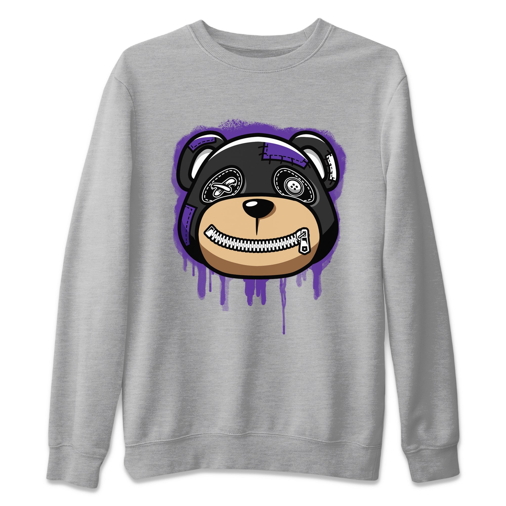 Jordan 13 Court Purple Sneaker Match Tees Bear Face Sneaker Tees Jordan 13 Court Purple Sneaker Release Tees Unisex Shirts
