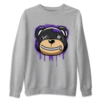 Jordan 13 Court Purple Sneaker Match Tees Bear Face Sneaker Tees Jordan 13 Court Purple Sneaker Release Tees Unisex Shirts