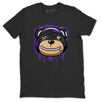 Jordan 13 Court Purple Sneaker Match Tees Bear Face Sneaker Tees Jordan 13 Court Purple Sneaker Release Tees Unisex Shirts
