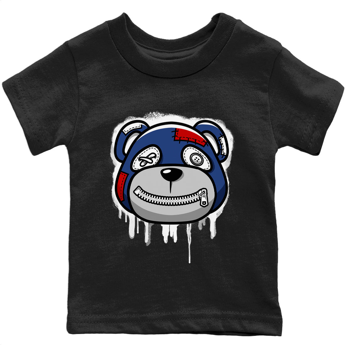 Jordan 13 French Blue Sneaker Match Tees Bear Face Sneaker Tees Jordan 13 French Blue Sneaker Release Tees Kids Shirts