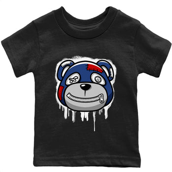 Jordan 13 French Blue Sneaker Match Tees Bear Face Sneaker Tees Jordan 13 French Blue Sneaker Release Tees Kids Shirts