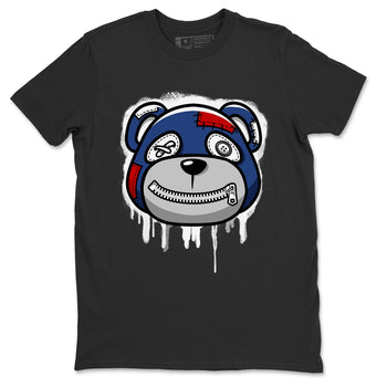 Jordan 13 French Blue Sneaker Match Tees Bear Face Sneaker Tees Jordan 13 French Blue Sneaker Release Tees Unisex Shirts