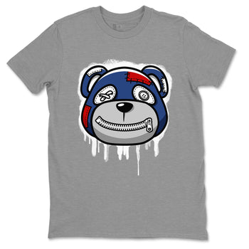Jordan 13 French Blue Sneaker Match Tees Bear Face Sneaker Tees Jordan 13 French Blue Sneaker Release Tees Unisex Shirts