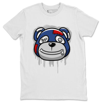 Jordan 13 French Blue Sneaker Match Tees Bear Face Sneaker Tees Jordan 13 French Blue Sneaker Release Tees Unisex Shirts