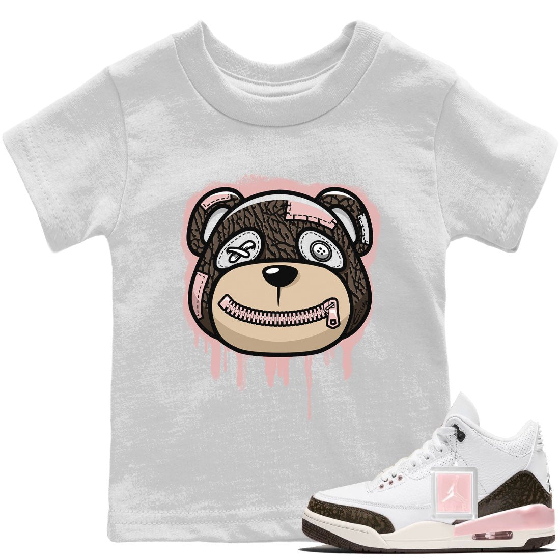 Jordan 3 Atmosphere Sneaker Match Tees Bear Face Sneaker Tees Jordan 3 Atmosphere Sneaker Release Tees Kids Shirts