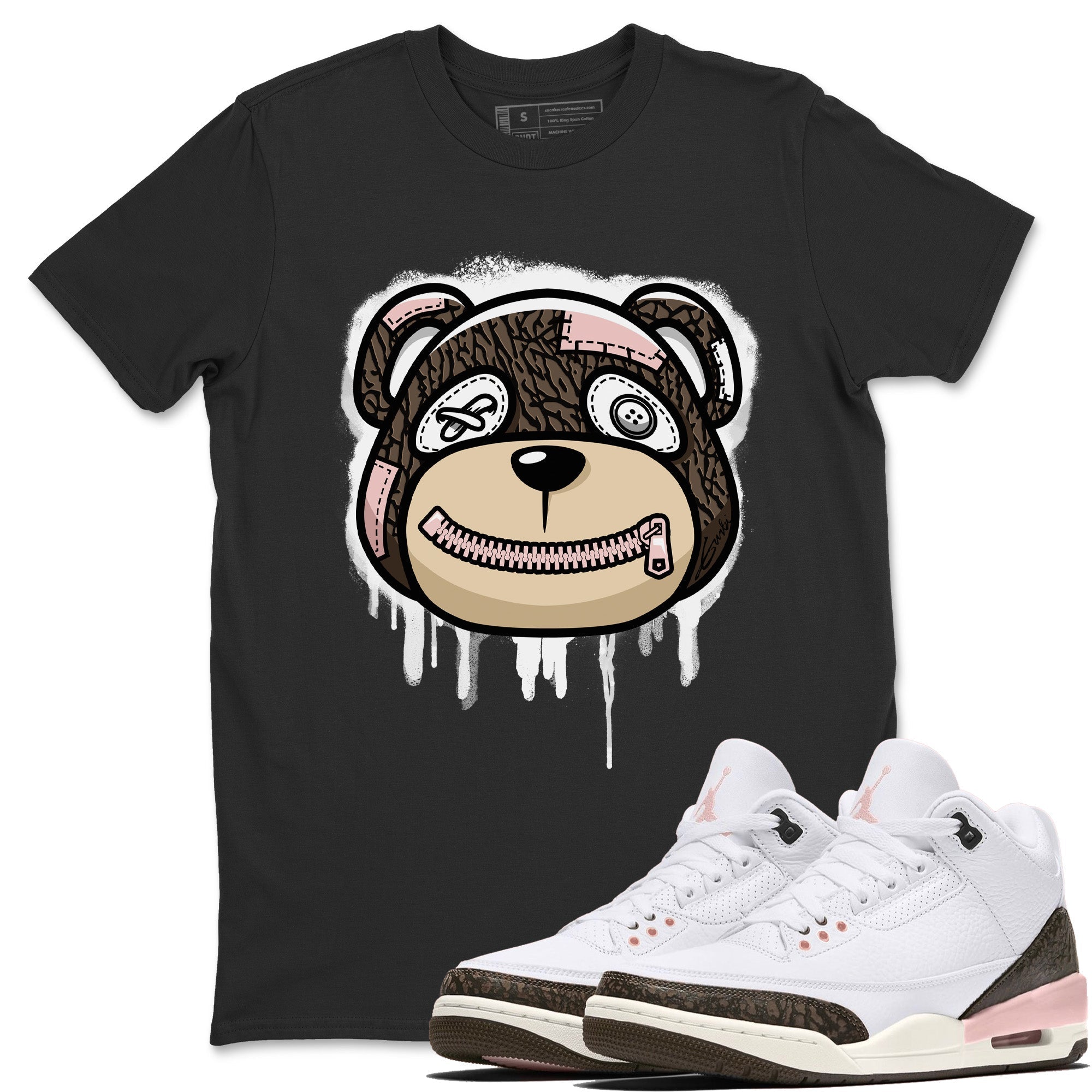 Jordan 3 Atmosphere Sneaker Match Tees Bear Face Sneaker Tees Jordan 3 Atmosphere Sneaker Release Tees Unisex Shirts