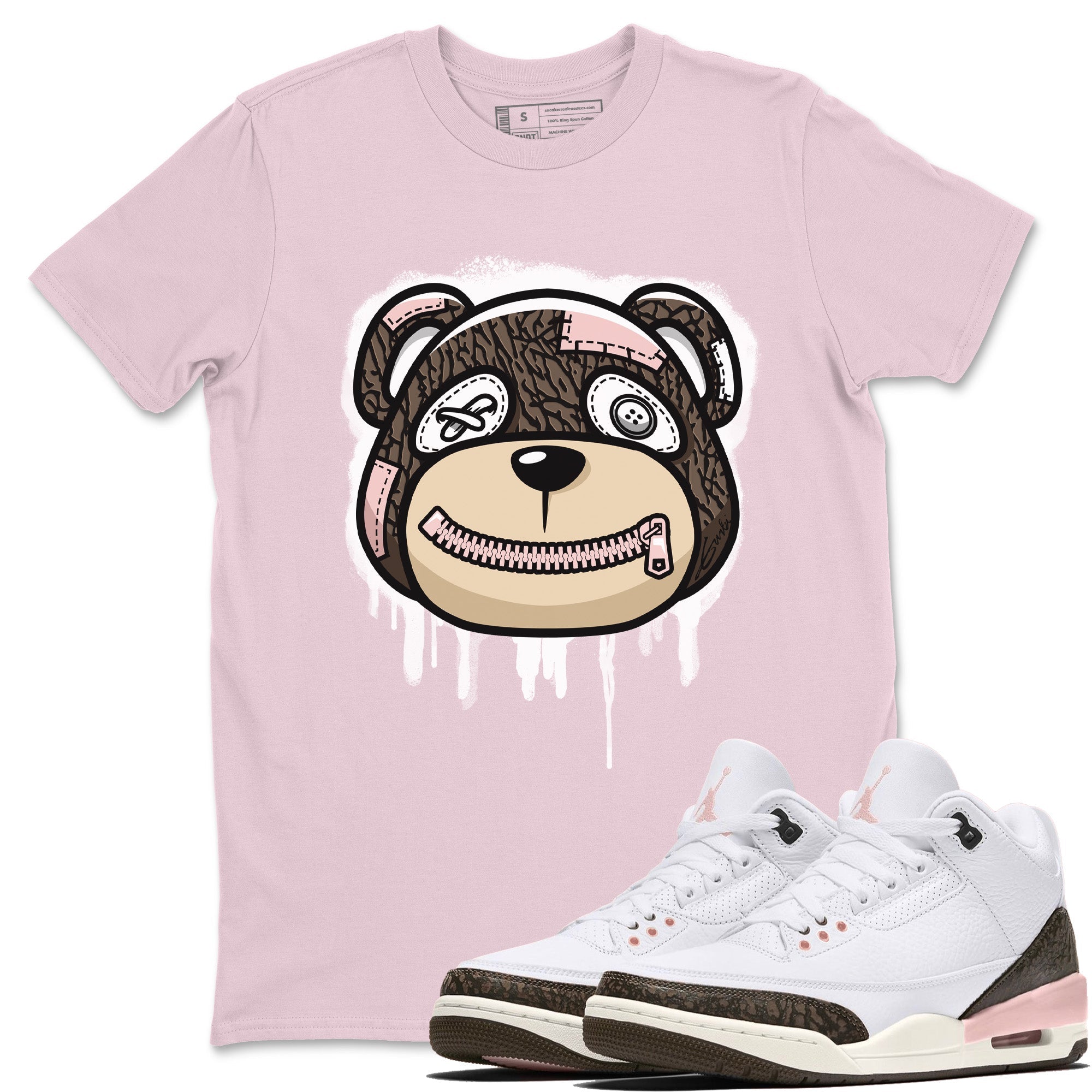 Jordan 3 Atmosphere Sneaker Match Tees Bear Face Sneaker Tees Jordan 3 Atmosphere Sneaker Release Tees Unisex Shirts