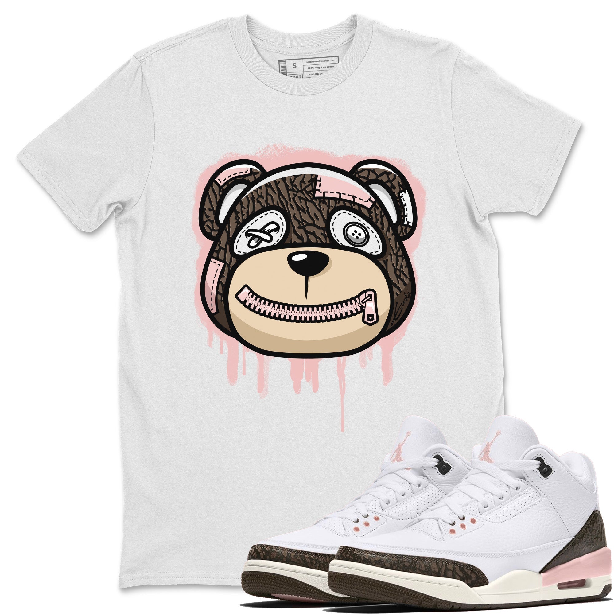 Jordan 3 Atmosphere Sneaker Match Tees Bear Face Sneaker Tees Jordan 3 Atmosphere Sneaker Release Tees Unisex Shirts