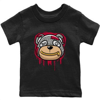 Jordan 3 Cardinal Sneaker Match Tees Bear Face Sneaker Tees Jordan 3 Cardinal Sneaker Release Tees Kids Shirts