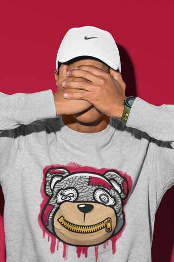 Jordan 3 Cardinal Sneaker Match Tees Bear Face Sneaker Tees Jordan 3 Cardinal Sneaker Release Tees Unisex Shirts