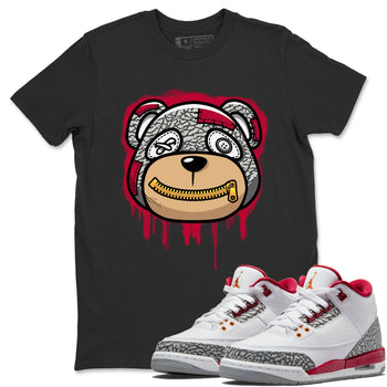 Jordan 3 Cardinal Sneaker Match Tees Bear Face Sneaker Tees Jordan 3 Cardinal Sneaker Release Tees Unisex Shirts