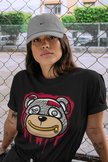 Jordan 3 Cardinal Sneaker Match Tees Bear Face Sneaker Tees Jordan 3 Cardinal Sneaker Release Tees Unisex Shirts