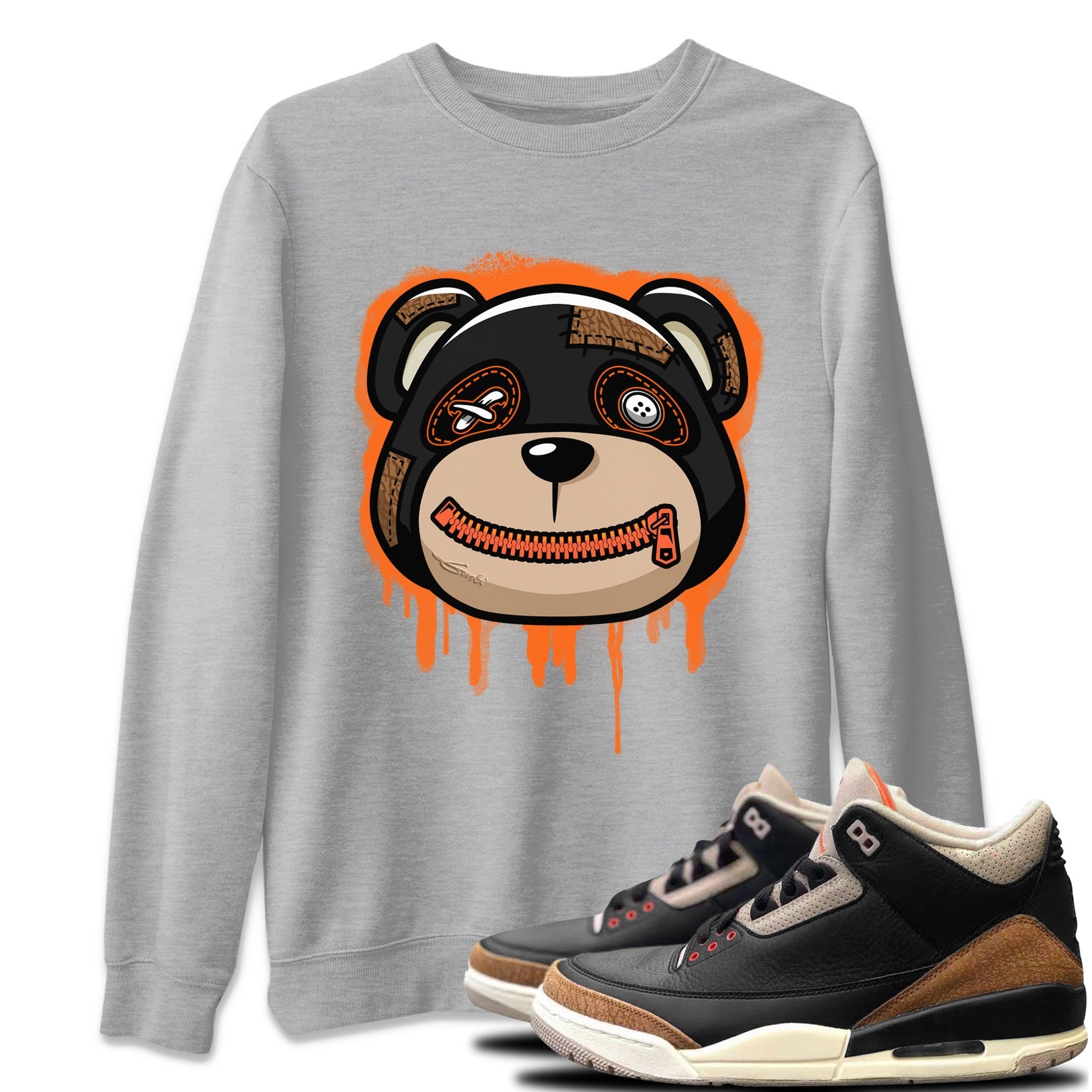 Jordan 3 Desert Elephant Sneaker Match Tees Bear Face Sneaker Tees Jordan 3 Desert Elephant Sneaker Release Tees Unisex Shirts