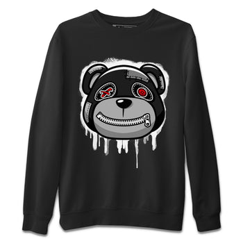 Jordan 4 Black Canvas Sneaker Match Tees Bear Face Sneaker Tees Jordan 4 Black Canvas Sneaker Release Tees Unisex Shirts