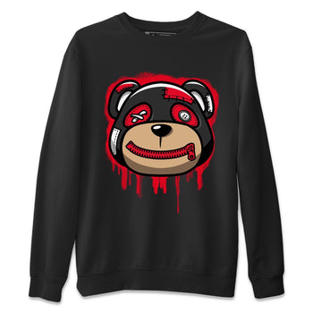 Jordan 4 Red Thunder Sneaker Match Tees Bear Face Sneaker Tees Jordan 4 Red Thunder Sneaker Release Tees Unisex Shirts