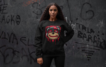 Jordan 4 Red Thunder Sneaker Match Tees Bear Face Sneaker Tees Jordan 4 Red Thunder Sneaker Release Tees Unisex Shirts