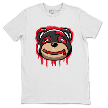 Jordan 4 Red Thunder Sneaker Match Tees Bear Face Sneaker Tees Jordan 4 Red Thunder Sneaker Release Tees Unisex Shirts