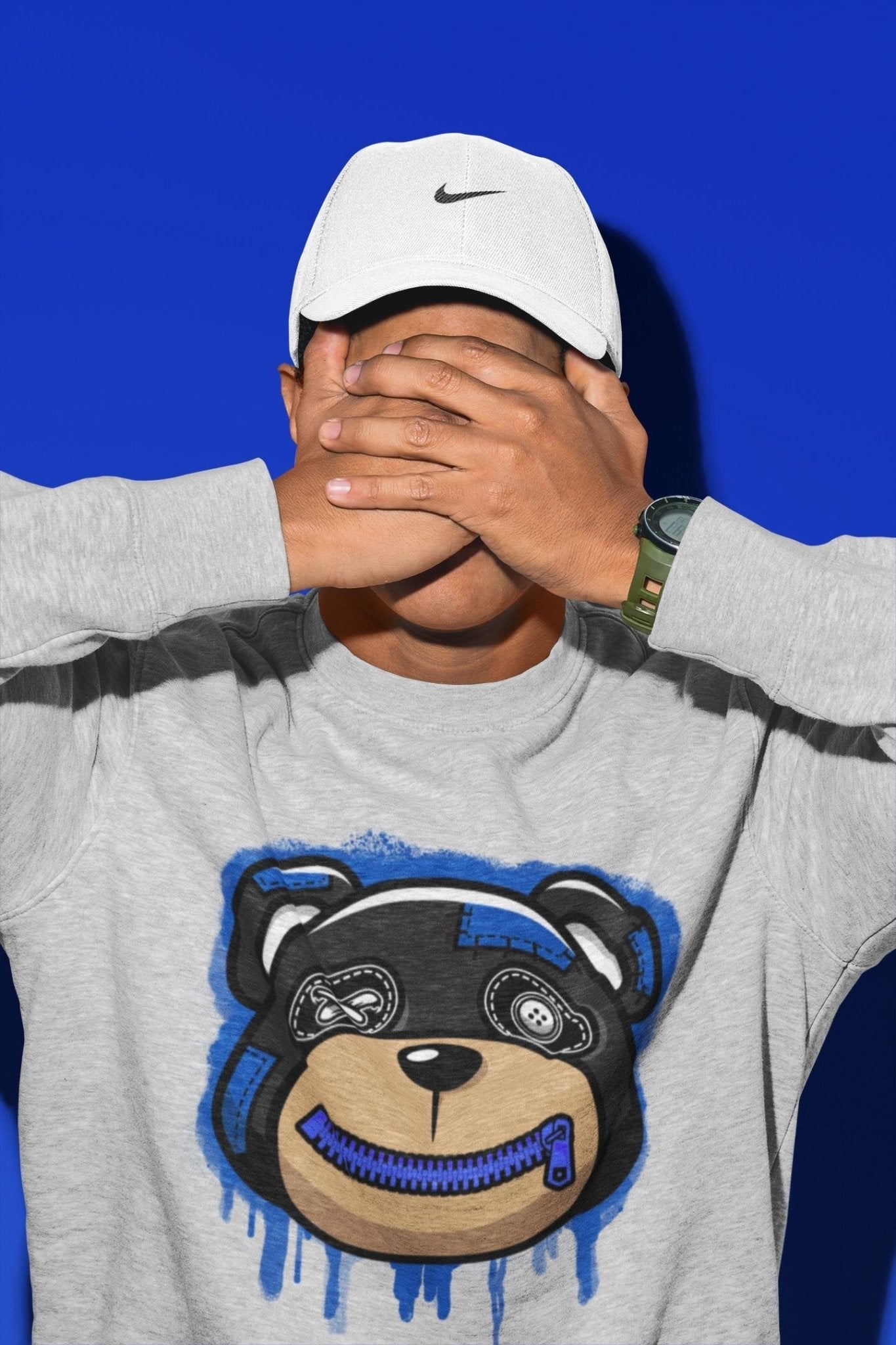 Jordan 5 Racer Blue Sneaker Match Tees Bear Face Sneaker Tees Jordan 5 Racer Blue Sneaker Release Tees Unisex Shirts
