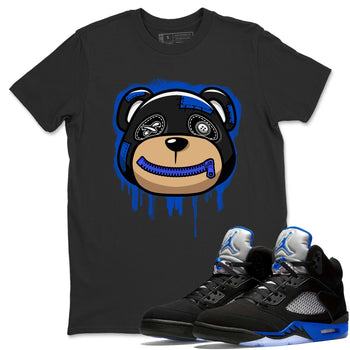 Jordan 5 Racer Blue Sneaker Match Tees Bear Face Sneaker Tees Jordan 5 Racer Blue Sneaker Release Tees Unisex Shirts