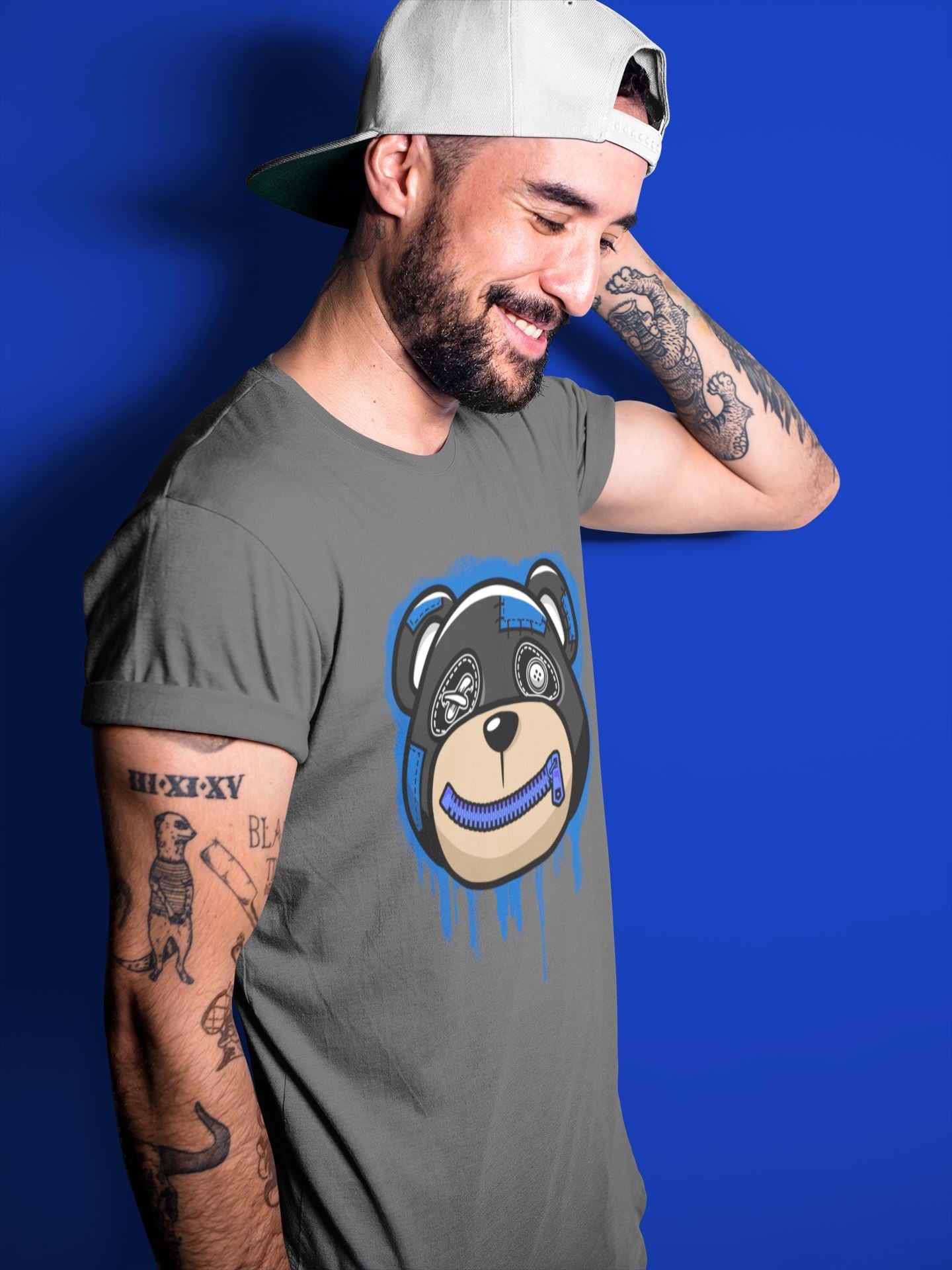 Jordan 5 Racer Blue Sneaker Match Tees Bear Face Sneaker Tees Jordan 5 Racer Blue Sneaker Release Tees Unisex Shirts