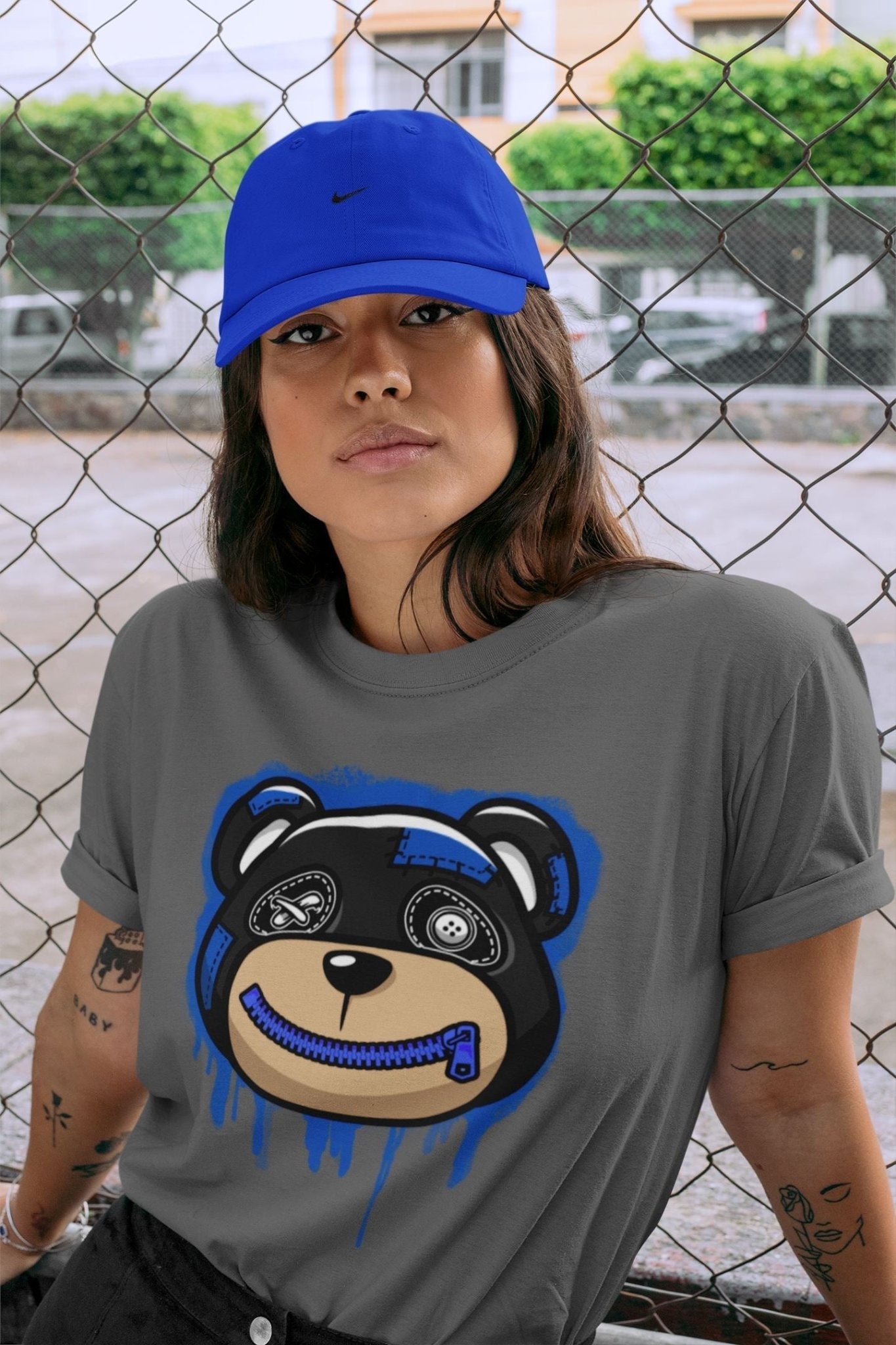 Jordan 5 Racer Blue Sneaker Match Tees Bear Face Sneaker Tees Jordan 5 Racer Blue Sneaker Release Tees Unisex Shirts