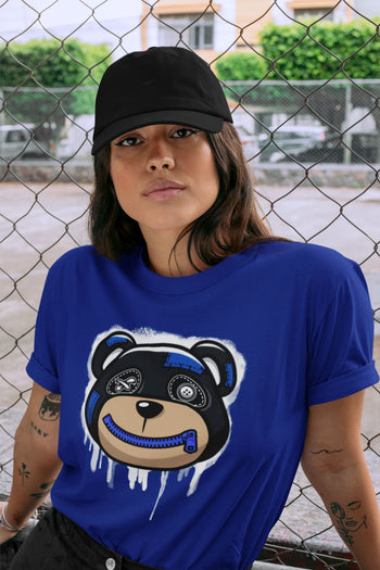 Jordan 5 Racer Blue Sneaker Match Tees Bear Face Sneaker Tees Jordan 5 Racer Blue Sneaker Release Tees Unisex Shirts