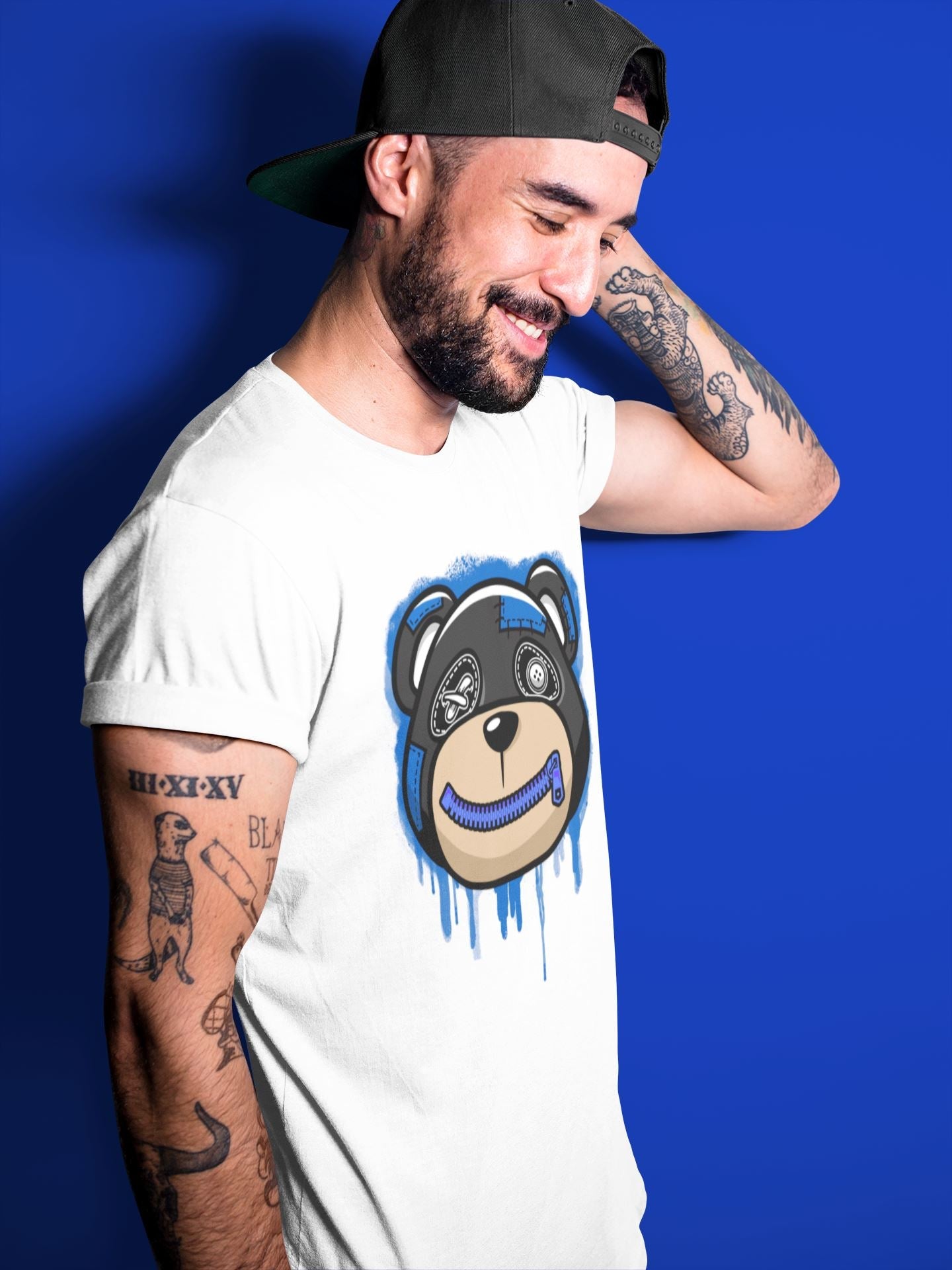 Jordan 5 Racer Blue Sneaker Match Tees Bear Face Sneaker Tees Jordan 5 Racer Blue Sneaker Release Tees Unisex Shirts