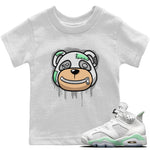 Jordan 6 Mint Foam Sneaker Match Tees Bear Face Sneaker Tees Jordan 6 Mint Foam Sneaker Release Tees Kids Shirts