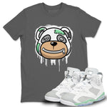 Jordan 6 Mint Foam Sneaker Match Tees Bear Face Sneaker Tees Jordan 6 Mint Foam Sneaker Release Tees Unisex Shirts
