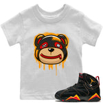 Jordan 7 Citrus Sneaker Match Tees Bear Face Sneaker Tees Jordan 7 Citrus Sneaker Release Tees Kids Shirts